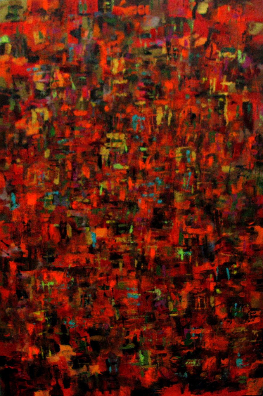 Tableau de VSK a pour titre SANS TITRE style abstrait dim : VSKprix:850
