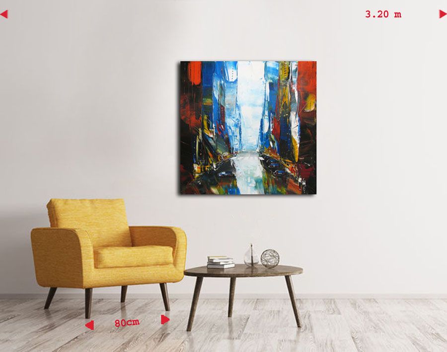 Tableau de F. BOUTET a pour titre CITY 1 style no dim : F. BOUTETprix:850