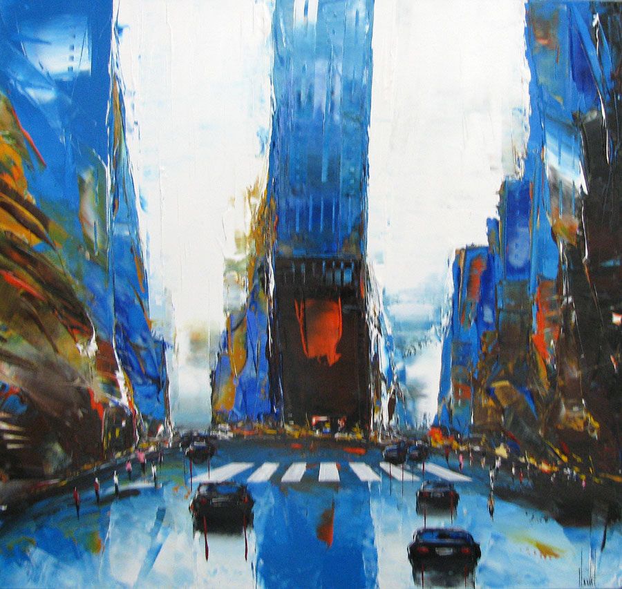 Tableau de F. BOUTET a pour titre SANS TITRE style abstrait dim : F. BOUTETprix:850