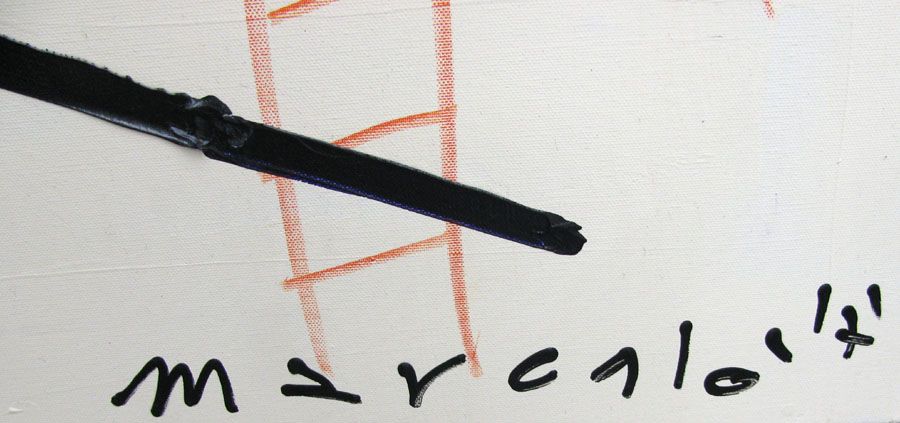 Tableau de MARCELLO CID SAINT JEAN a pour titre ESPACIOS style abstrait dim : MARCELLO CID SAINT JEANprix: