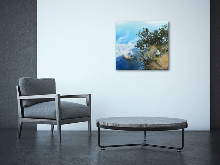 Tableau de ELISE BARAT a pour titre ABSOLUT V style figuratif dim : ELISE BARATprix:800