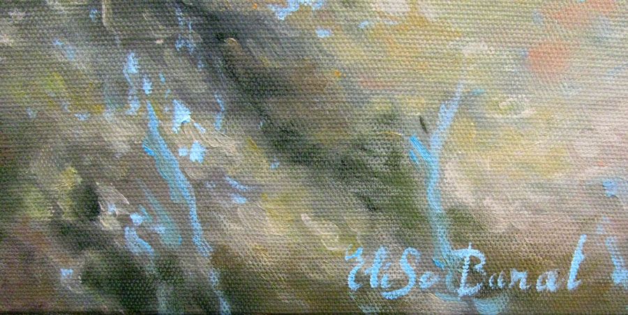 Tableau de ELISE BARAT a pour titre ABSOLUT V style figuratif dim : ELISE BARATprix:800