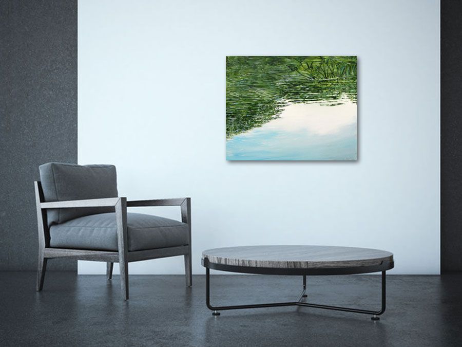 Tableau de ELISE BARAT a pour titre TROPIQUES style figuratif dim : ELISE BARATprix:500