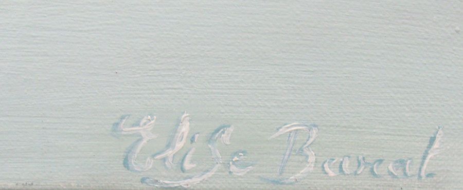 Tableau de ELISE BARAT a pour titre TROPIQUES style figuratif dim : ELISE BARATprix:500