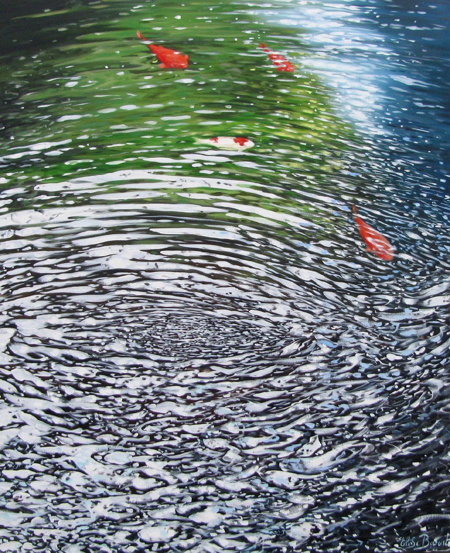 Tableau de ELISE BARAT a pour titre LA SOURCE III style no dim : ELISE BARATprix:900
