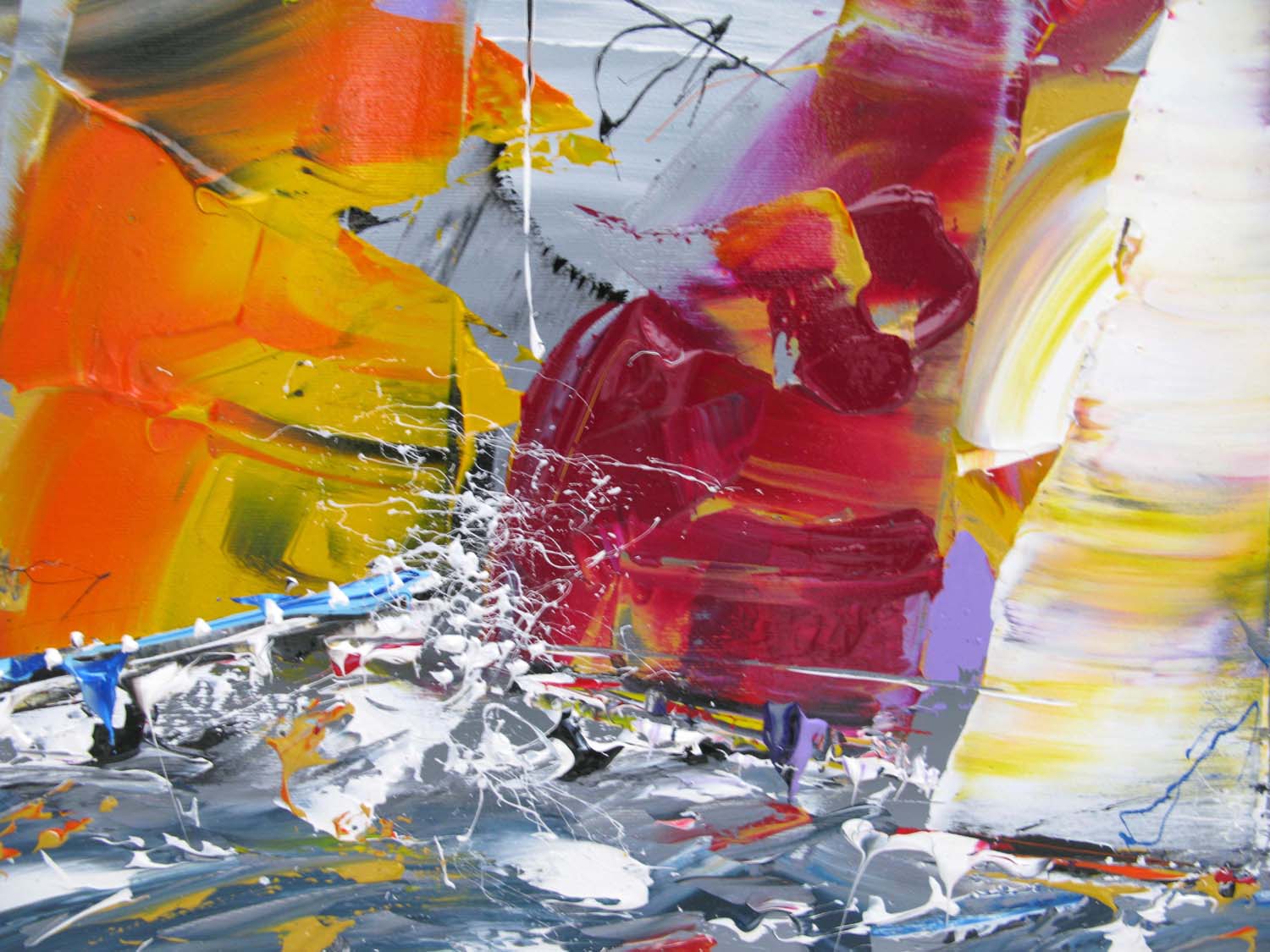Tableau de F. BOUTET a pour titre MARINE ABSTRAITE 2024-57 style abstrait dim : F. BOUTETprix:1200