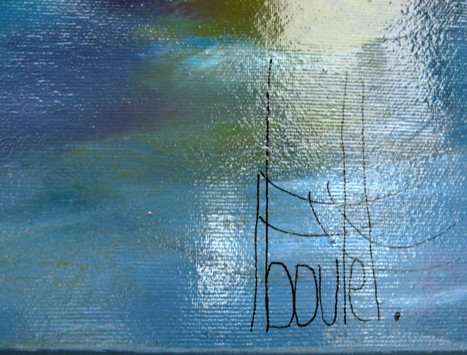 Tableau de F. BOUTET a pour titre MARINE ABSTRAITE 2024-57 style abstrait dim : F. BOUTETprix:1200