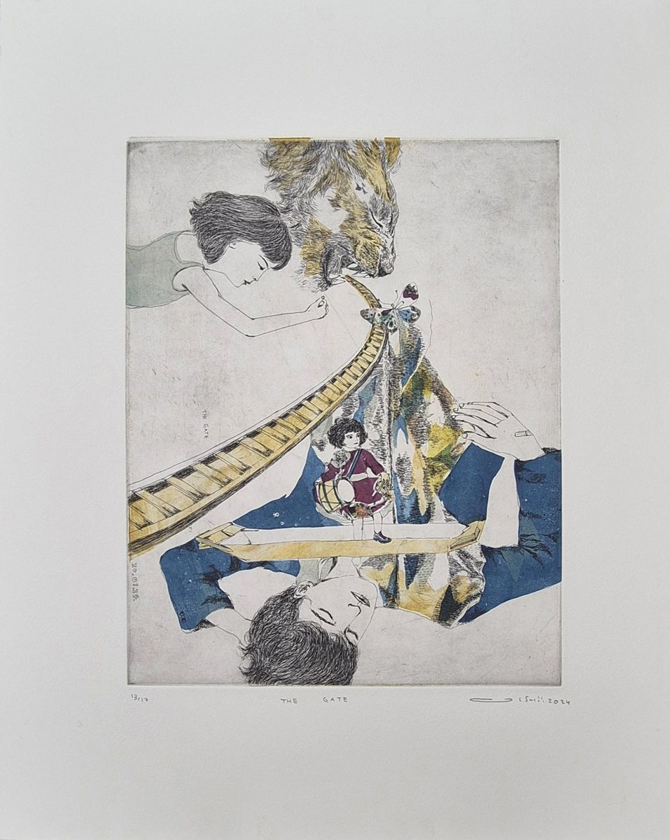 Editions d'art de ATSUKO ISHII a pour titre THE GATE style figuratif dim : ATSUKO ISHIIprix:250