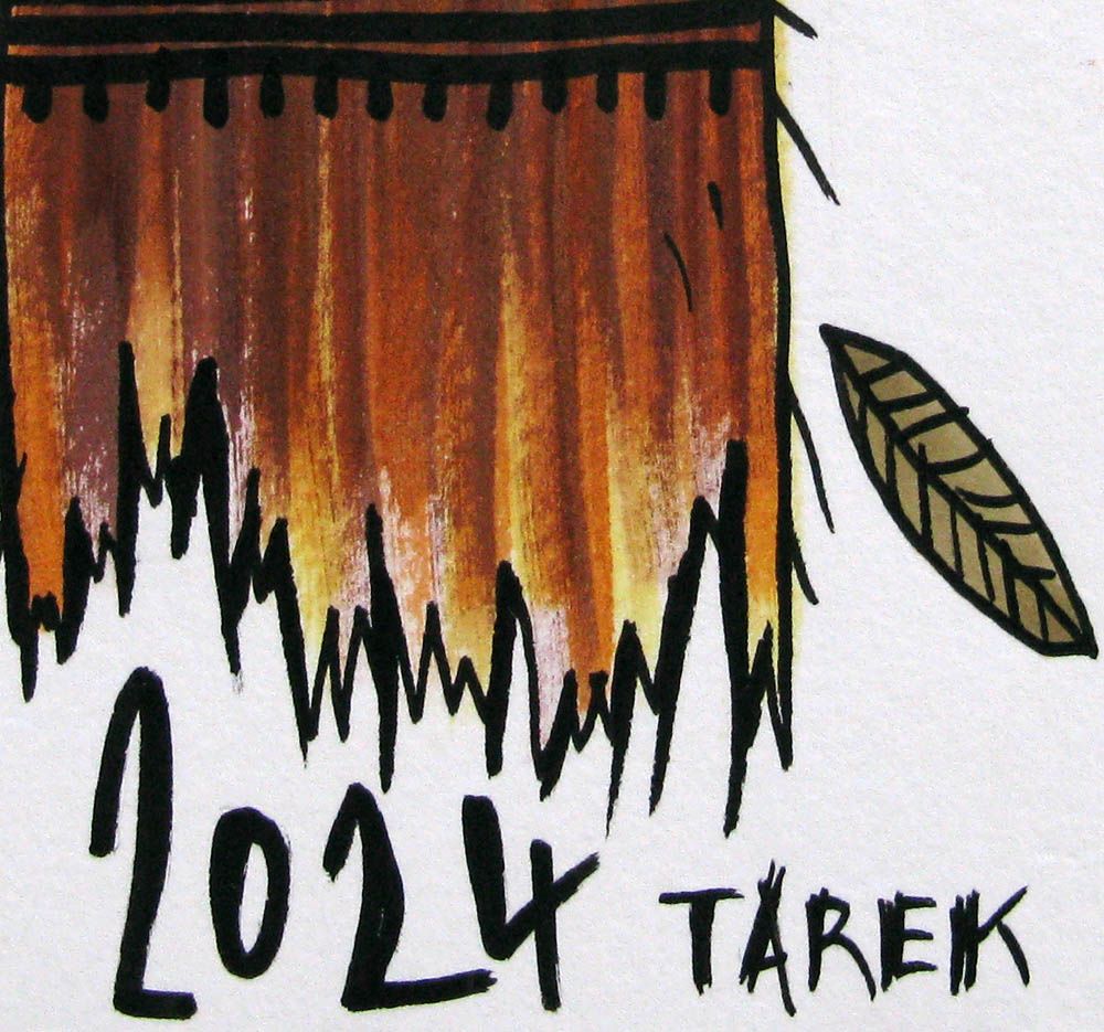 Dessin de TAREK a pour titre Totem 3 style graffiti, street art dim : TAREKprix:70