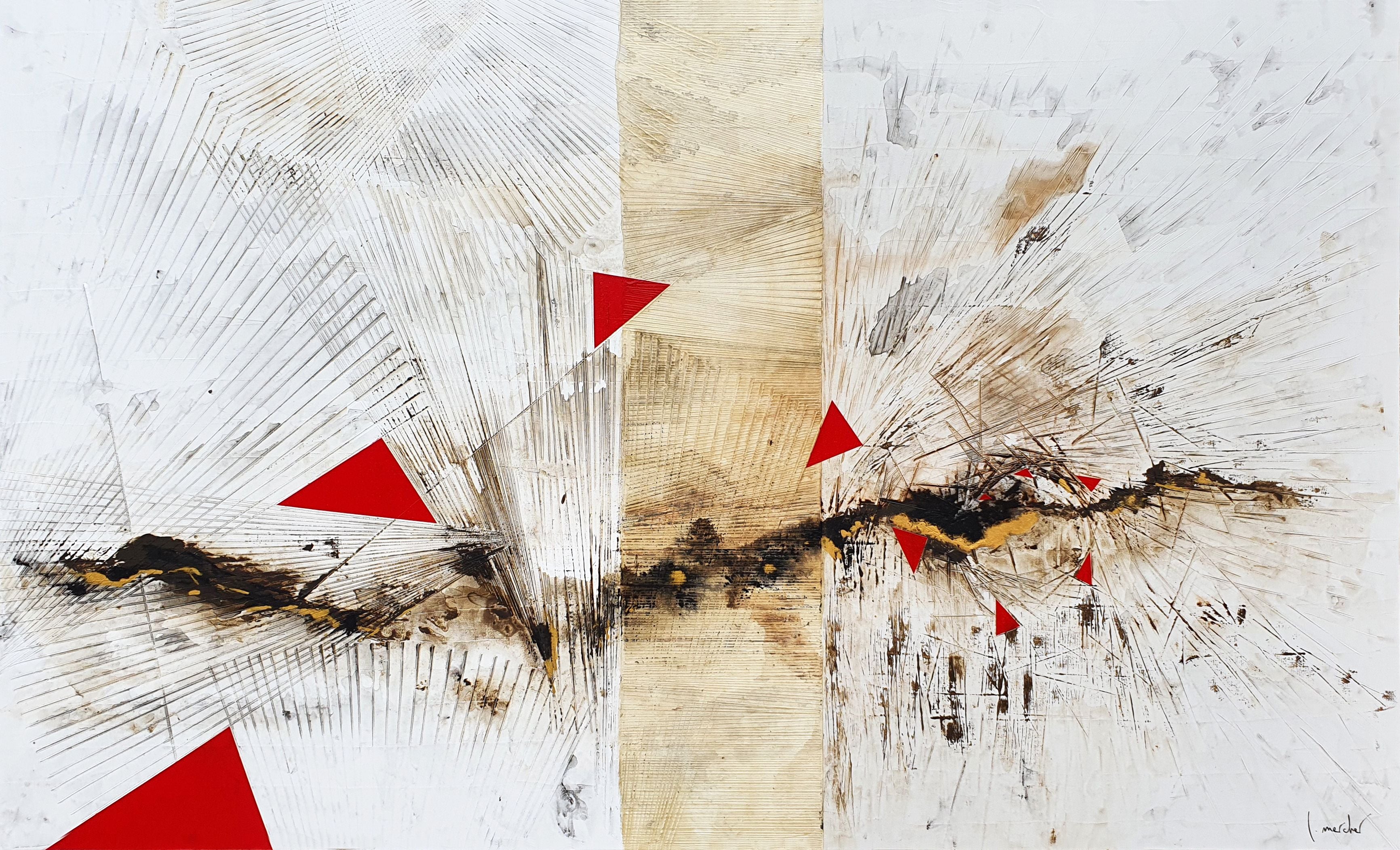 Tableau de LUDOVIC MERCHER a pour titre TWISTER style abstrait dim : LUDOVIC MERCHERprix:1500