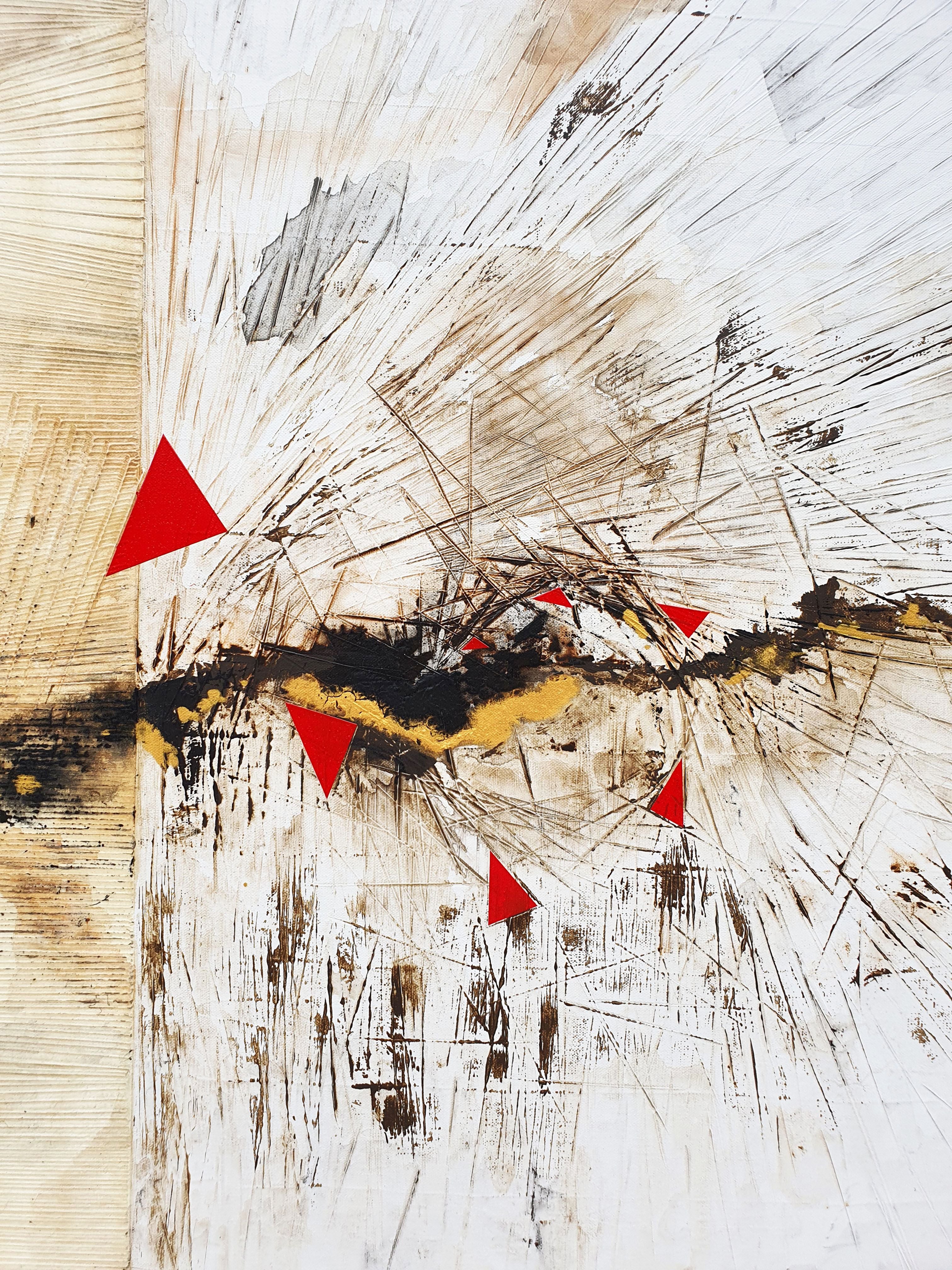 Tableau de LUDOVIC MERCHER a pour titre TWISTER style abstrait dim : LUDOVIC MERCHERprix:1500