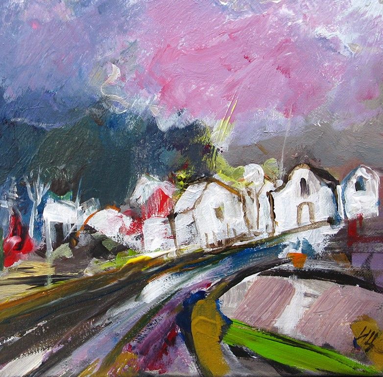 Tableau de IVAN TZONEV a pour titre Horizon B3 style figuratif dim : IVAN TZONEVprix:160