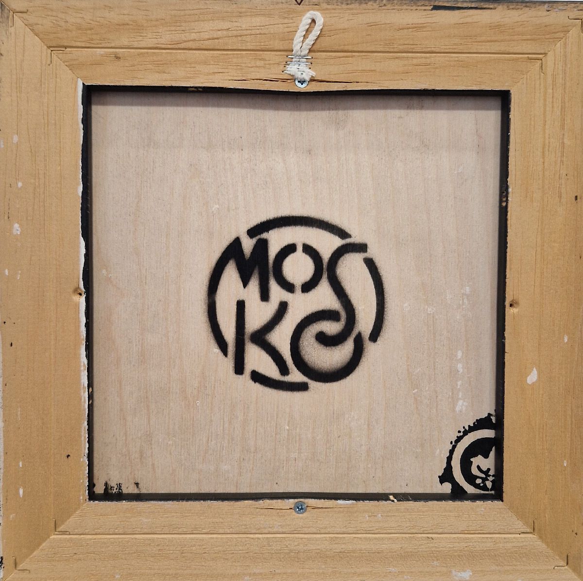 Tableau de MOSKO a pour titre Léopard Féline style street art dim : MOSKOprix:420