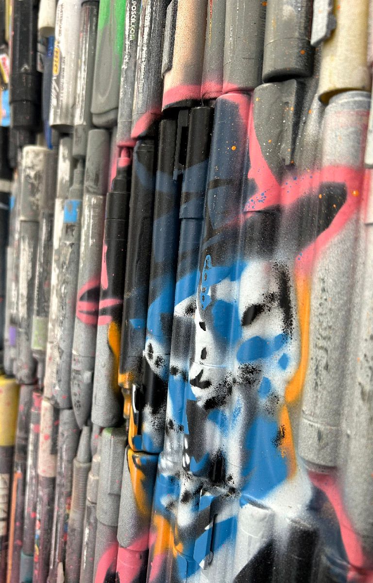 Tableau de Craig & Emer a pour titre Stylo stylé style graffiti, street art dim : Craig & Emerprix:275
