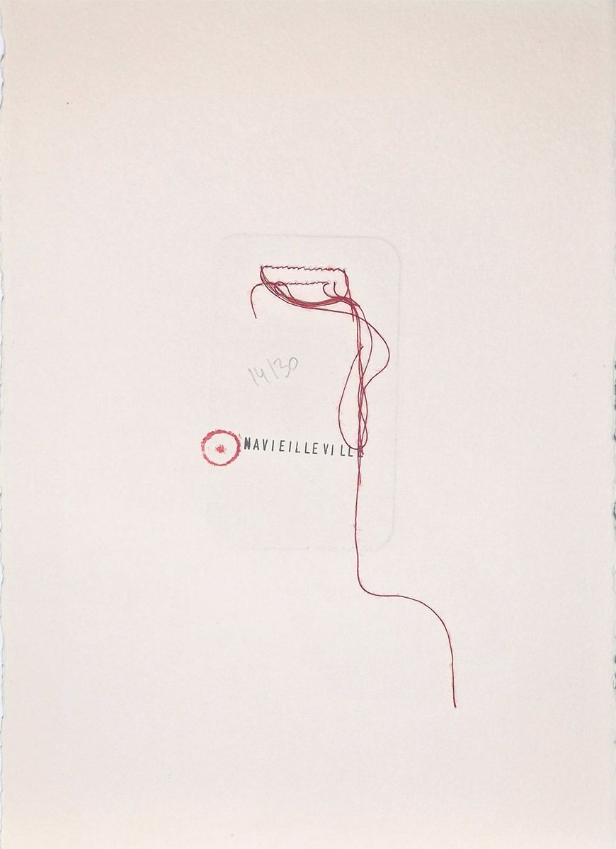 Editions d'art de NAVIEILLEVILLE a pour titre Sa colère style figuratif, graphique dim : NAVIEILLEVILLEprix:28