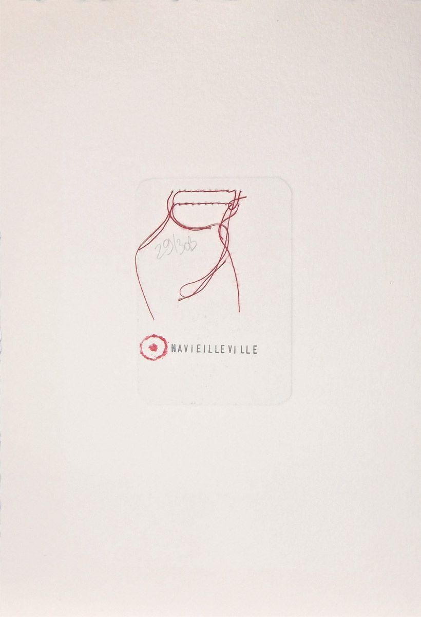 Editions d'art de NAVIEILLEVILLE a pour titre Sa fantaisie style figuratif, graphique dim : NAVIEILLEVILLEprix:28