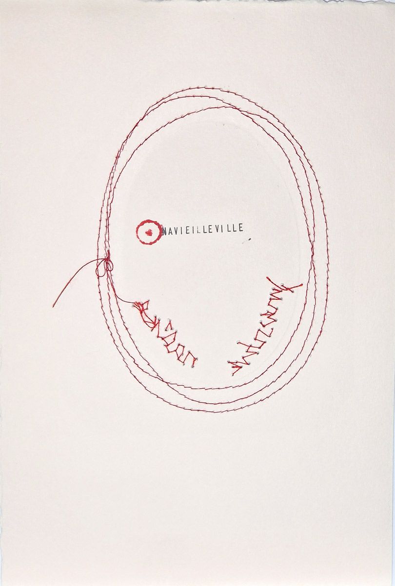 Editions d'art de NAVIEILLEVILLE a pour titre Garder l'équilibre style figuratif, graphique dim : NAVIEILLEVILLEprix:40