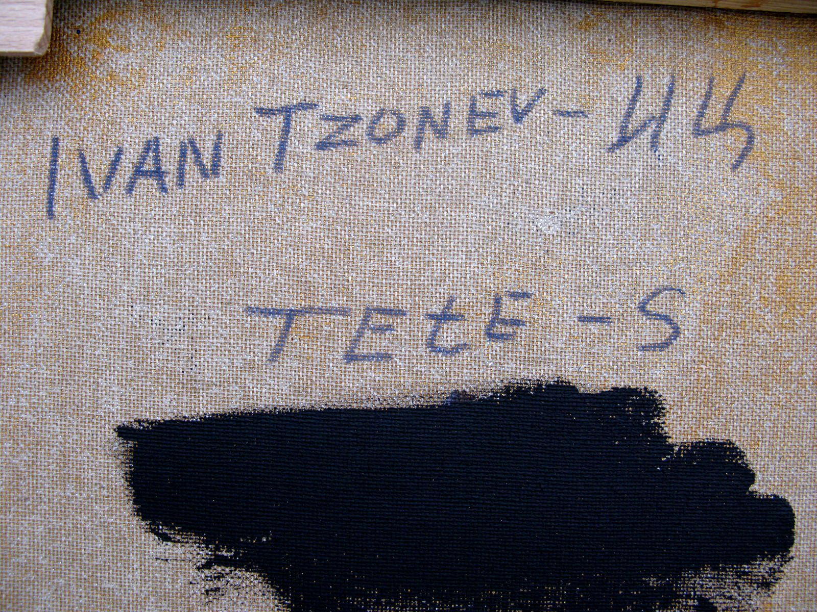 Tableau de IVAN TZONEV a pour titre Tête-S style figuratif dim : IVAN TZONEVprix:300