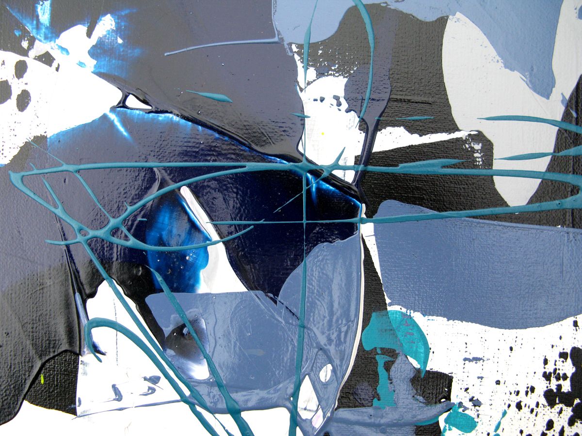 Tableau de CELINE WEBER a pour titre THE DEEP - 1 style abstrait dim : CELINE WEBERprix:160