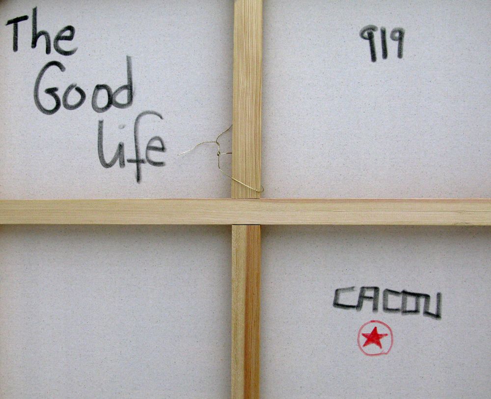 Tableau de CACOU a pour titre THE GOOD LIFE style graphique dim : CACOUprix:550