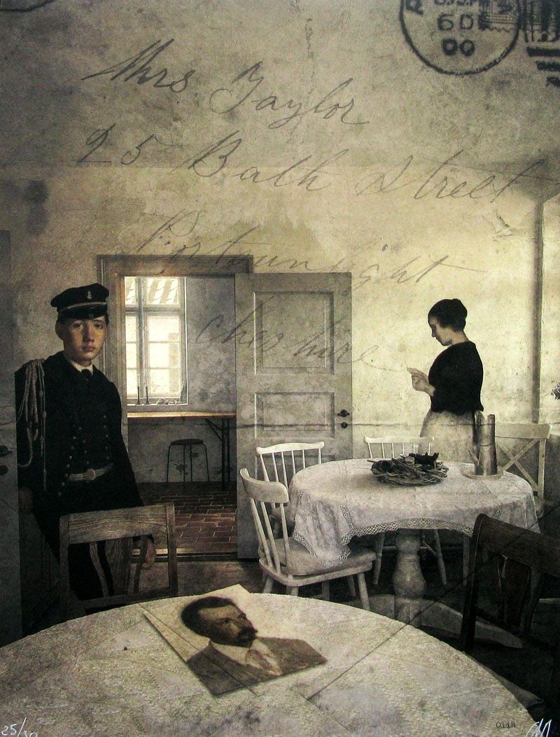 Editions d'art de OliR a pour titre The reader Hammeshoy style figuratif, graphique dim : OliRprix:70