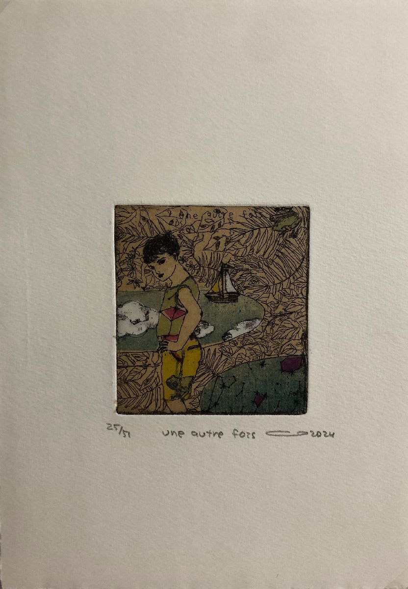 Editions d'art de ATSUKO ISHII a pour titre une autre fois style figuratif dim : ATSUKO ISHIIprix:40