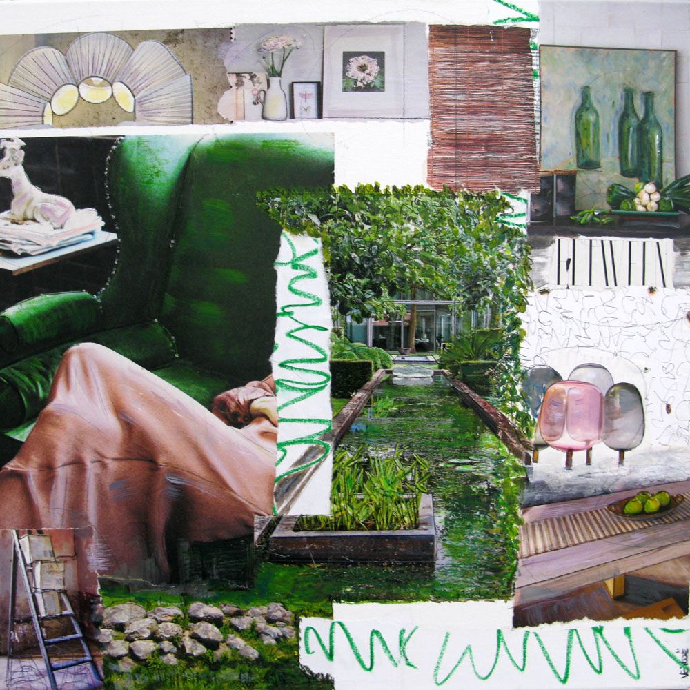 Tableau de VEROE a pour titre TRANQUILITÉ style figuratif dim : VEROEprix: