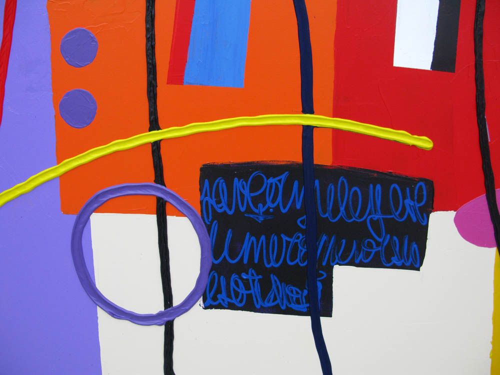 Tableau de MARCELLO CID SAINT JEAN a pour titre Peinture abstraite : Variacion 10 style abstrait dim : MARCELLO CID SAINT JEANprix:850
