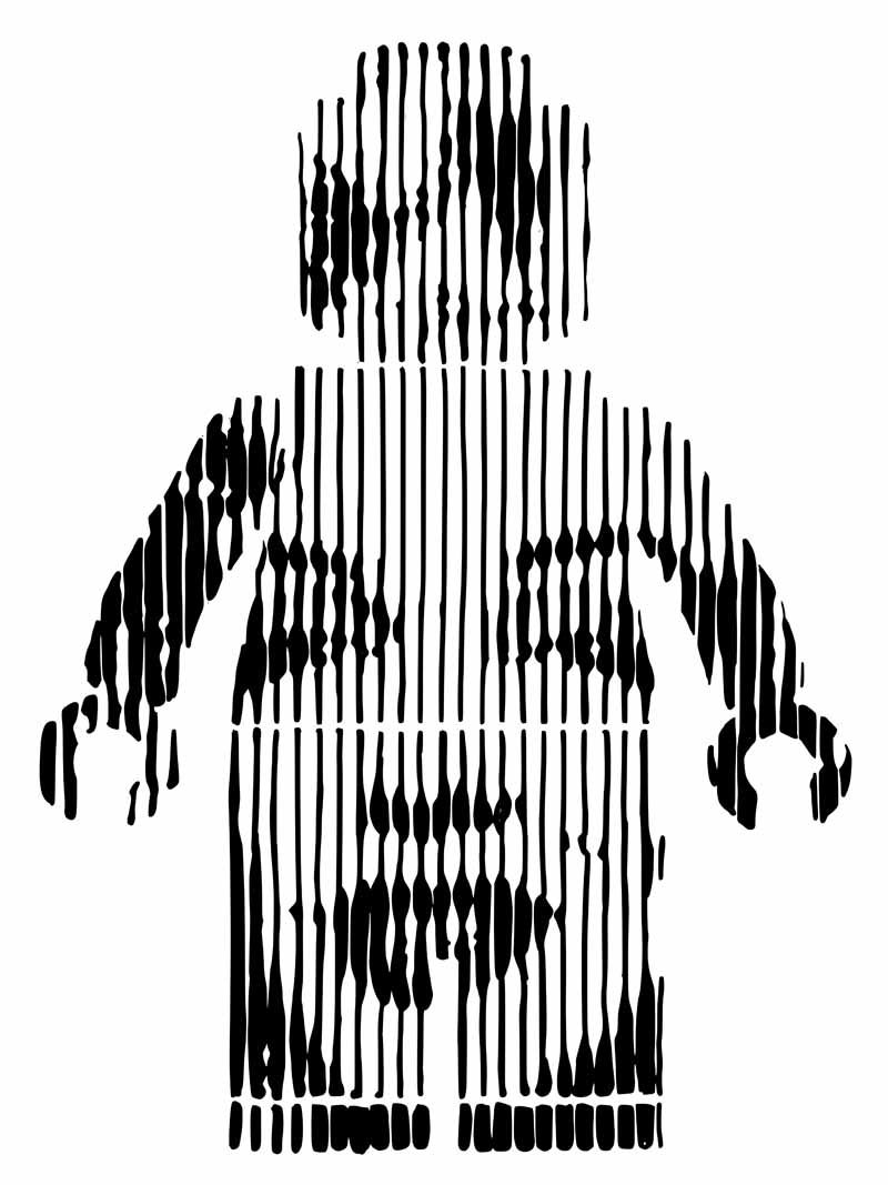 Editions d'art de WAWAPOD a pour titre LEGO MONROE style street pop art, graphique dim : WAWAPODprix:50