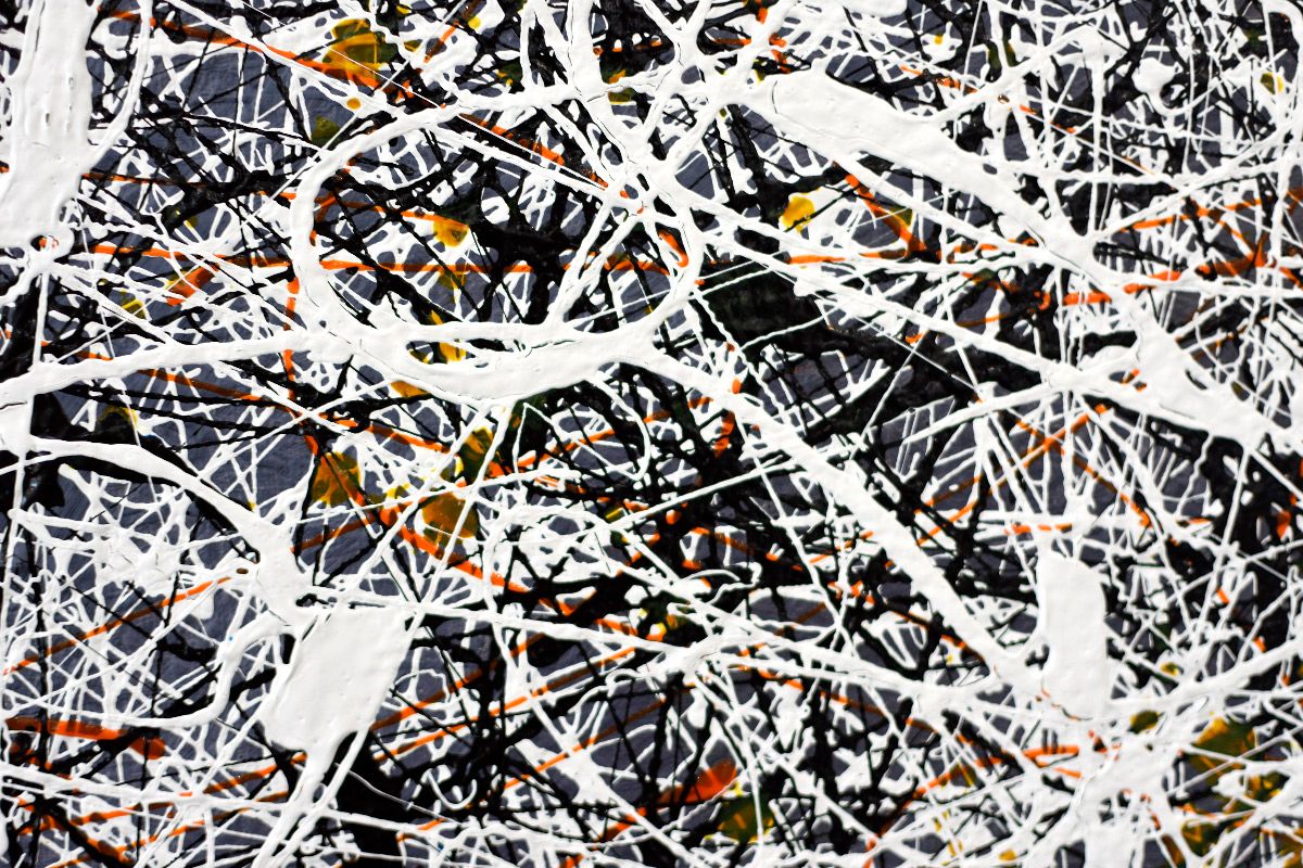 Tableau de NASH a pour titre WHITE 7 style abstrait dim : NASHprix:700