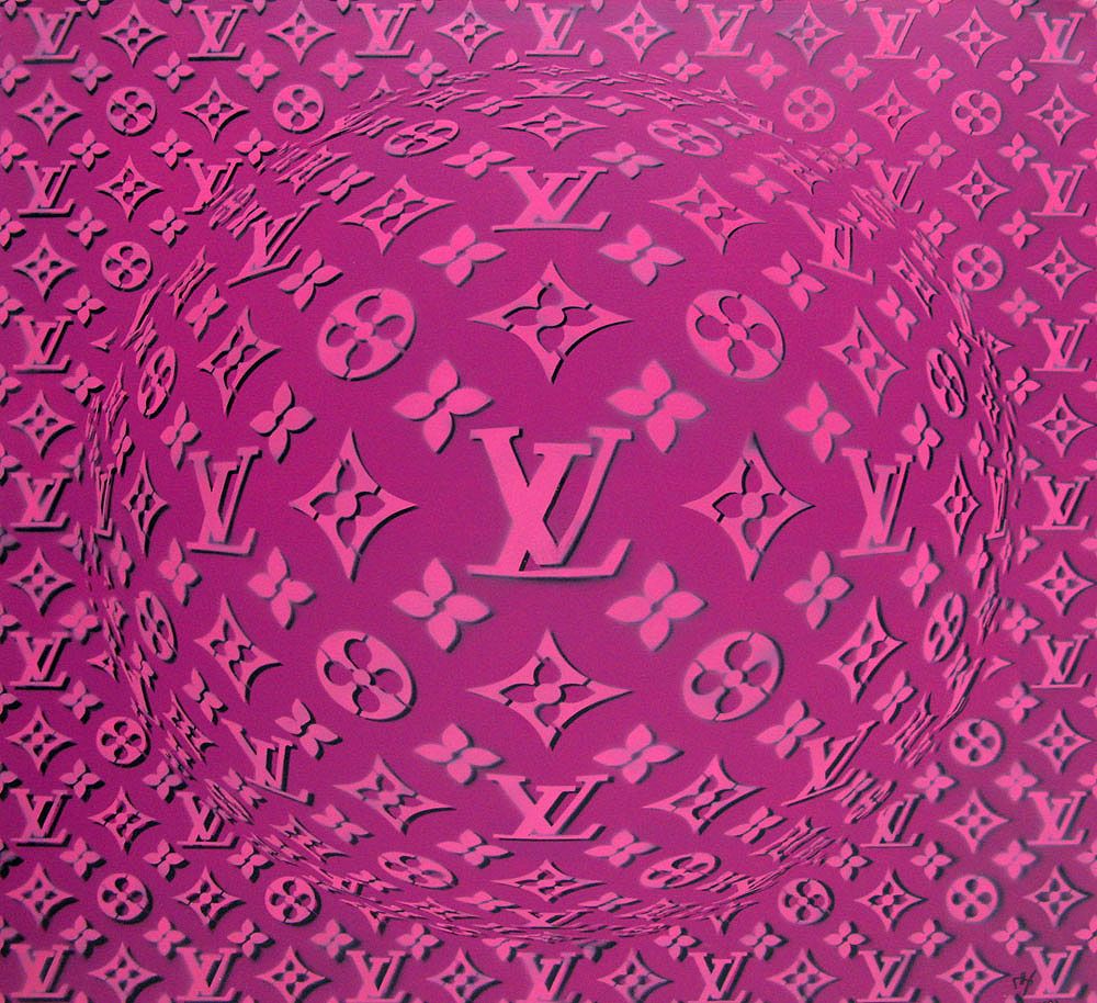 Tableau de YANN GUINCHAN a pour titre PLANETE VUITTON IV style graphique dim : YANN GUINCHANprix: