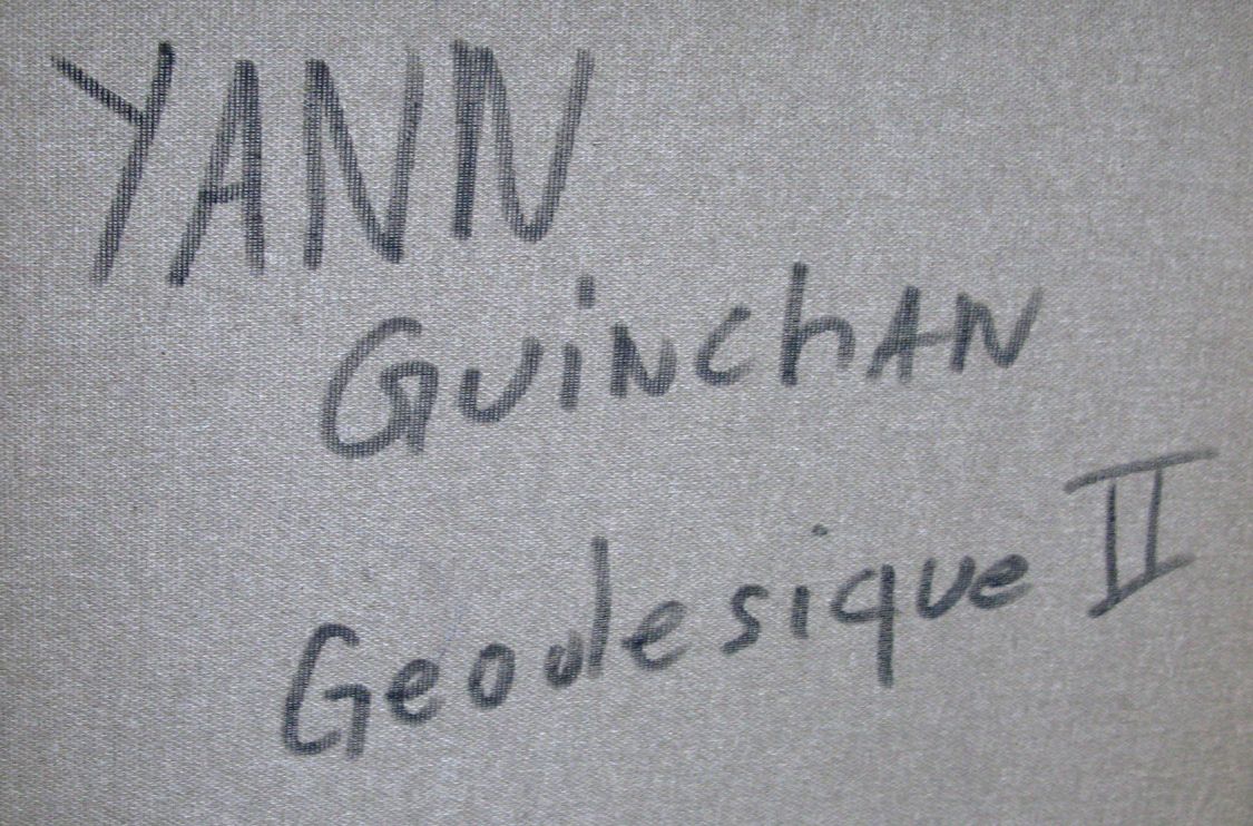 Tableau de YANN GUINCHAN a pour titre Geodesique 2 style graphique dim : YANN GUINCHANprix:550
