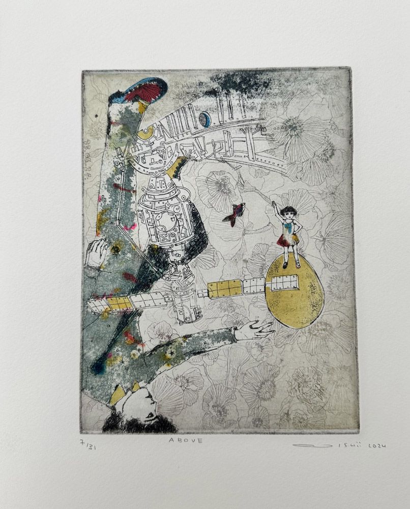 Editions d'art de ATSUKO ISHII a pour titre Above style figuratif dim : ATSUKO ISHIIprix:130