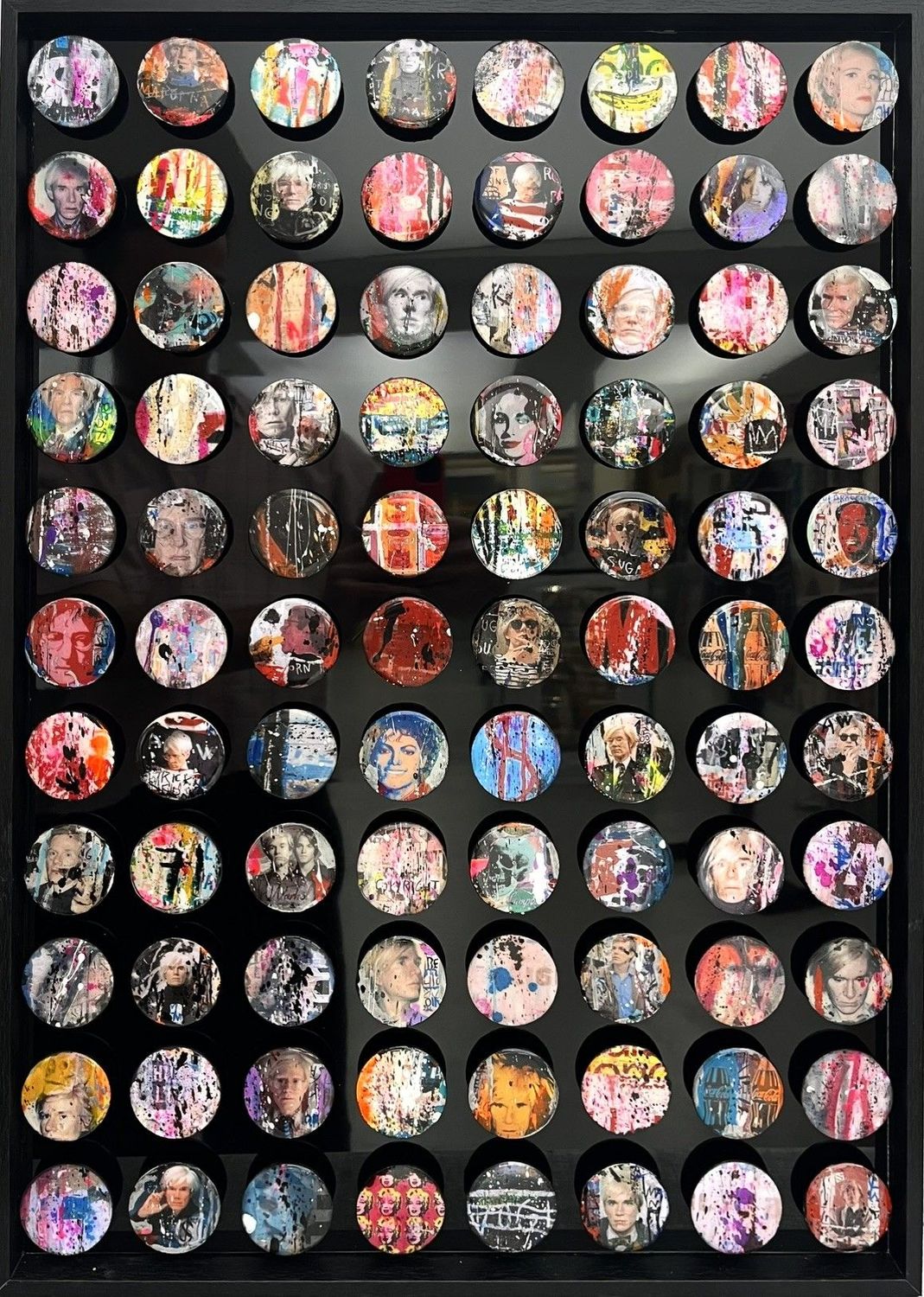 Tableau de THIERRY RASINE a pour titre Andy style street pop art dim : THIERRY RASINEprix:1600