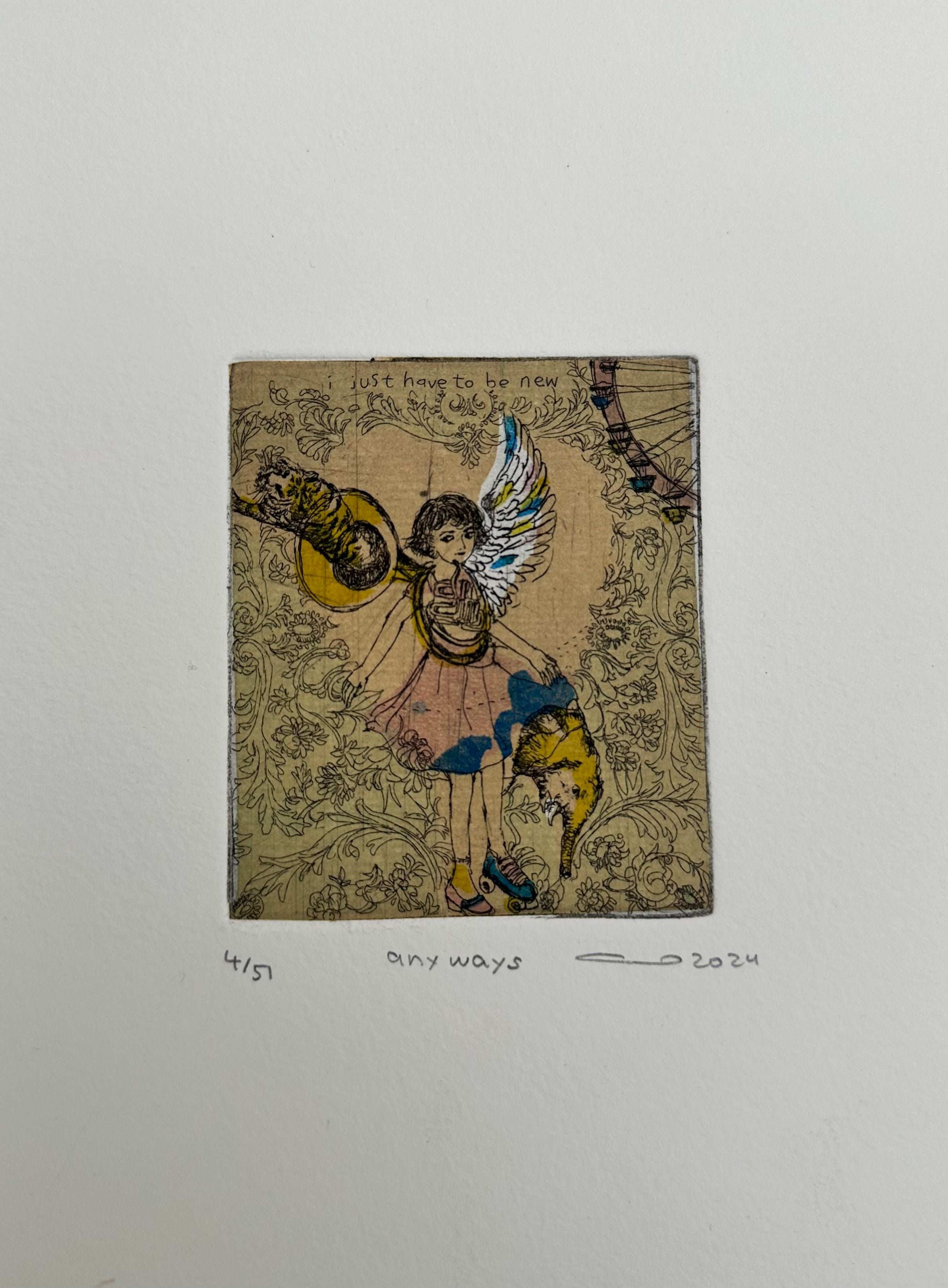 Editions d'art de ATSUKO ISHII a pour titre Anyways style figuratif dim : ATSUKO ISHIIprix:40