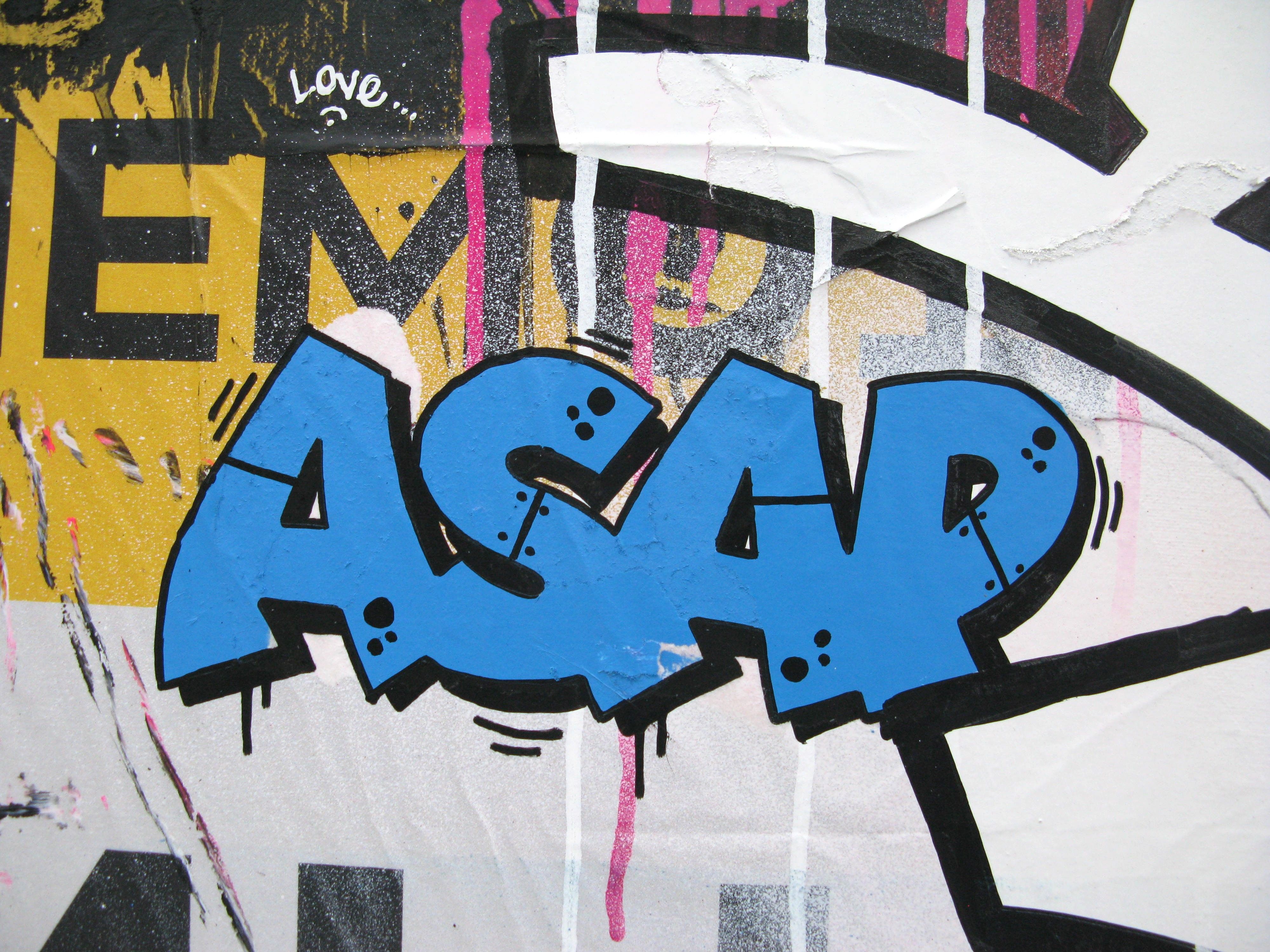 Tableau de KENY a pour titre ASAP style graffiti, street art dim : KENYprix:800
