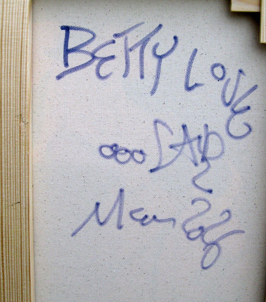 Tableau de RICO SAB a pour titre Betty love style street pop art, street art dim : RICO SABprix:250