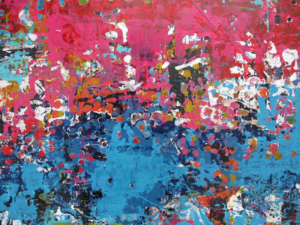 Tableau de CELINE WEBER a pour titre STONE JASPE style abstrait dim : CELINE WEBERprix:1150