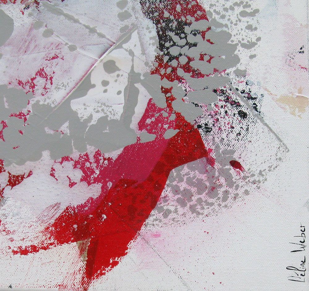 Tableau de CELINE WEBER a pour titre VOLUPTE style abstrait dim : CELINE WEBERprix:900