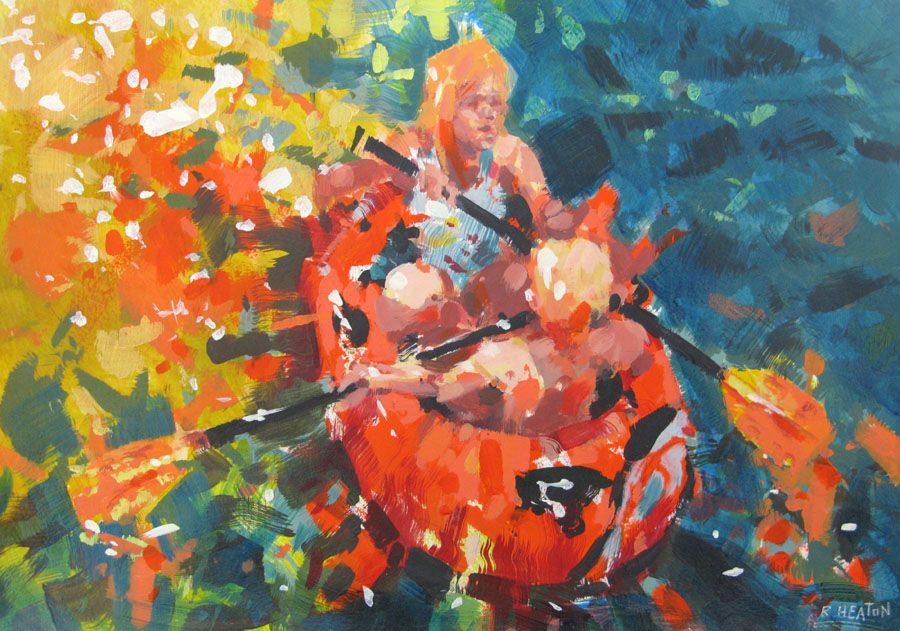 Dessin figuratif petit format SANS TITRE 10 – HEATON RUDYARD – 30 × 40 cm