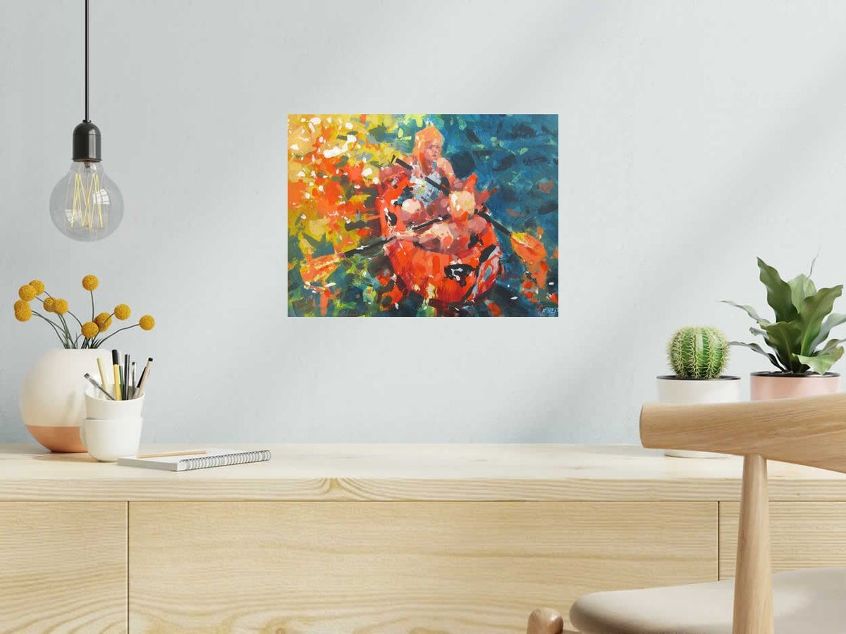 Dessin SANS TITRE 10 de HEATON RUDYARD dans un intérieur – 30 × 40 cm