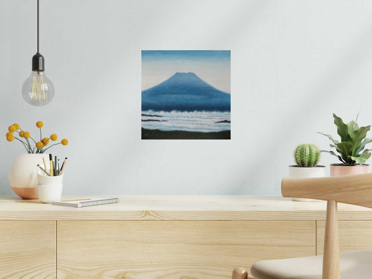 Dessin Sans titre 14 de KATSUKO KUROYA dans un intérieur – 30 × 30 cm
