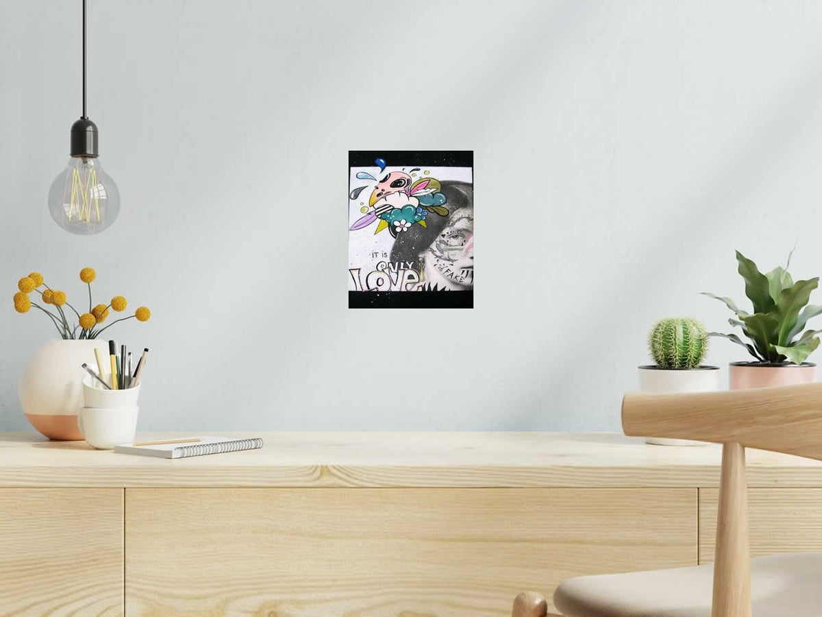 Dessin it's only love de LN LE PAPE dans un intérieur – 24 × 19 cm