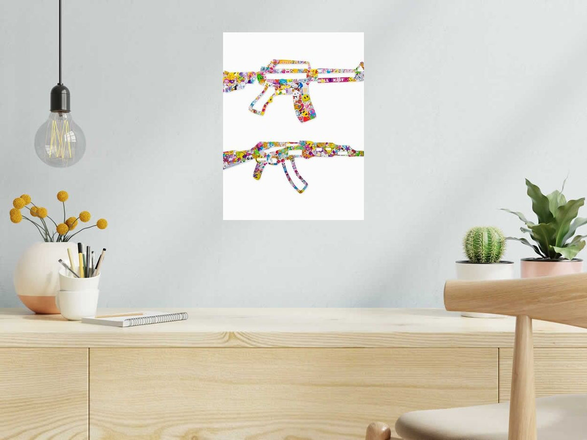 Estampe UNTITLED 6 de LAUNA WINSHIP dans un intérieur – 20 × 30 cm