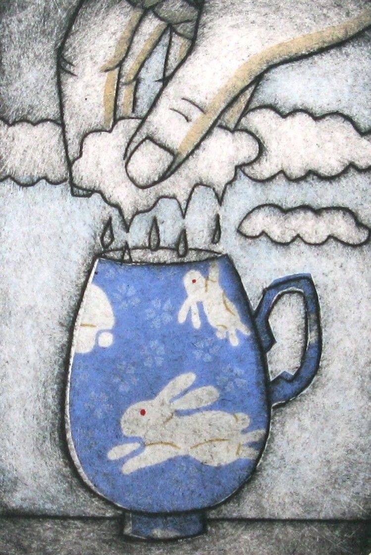 Estampe petit format nuage de lait – NAVIEILLEVILLE – 15 × 20 cm