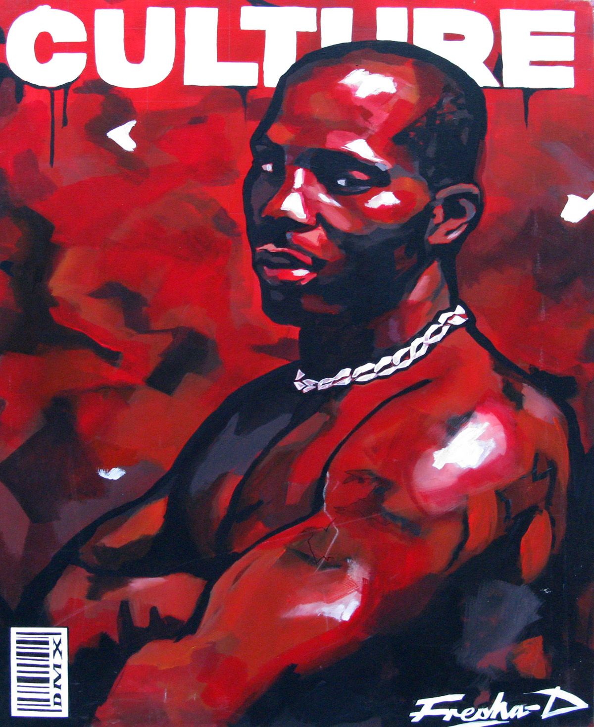 Tableau de FRESHA D a pour titre DMX style figuratif dim : FRESHA Dprix:480