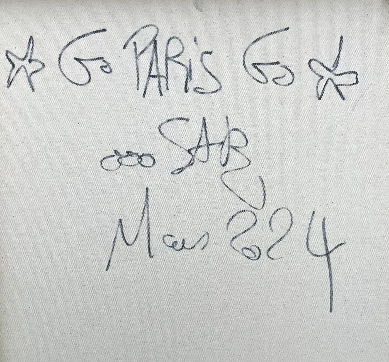 Tableau de RICO SAB a pour titre Go Paris Go style street pop art, street art dim : RICO SABprix:950