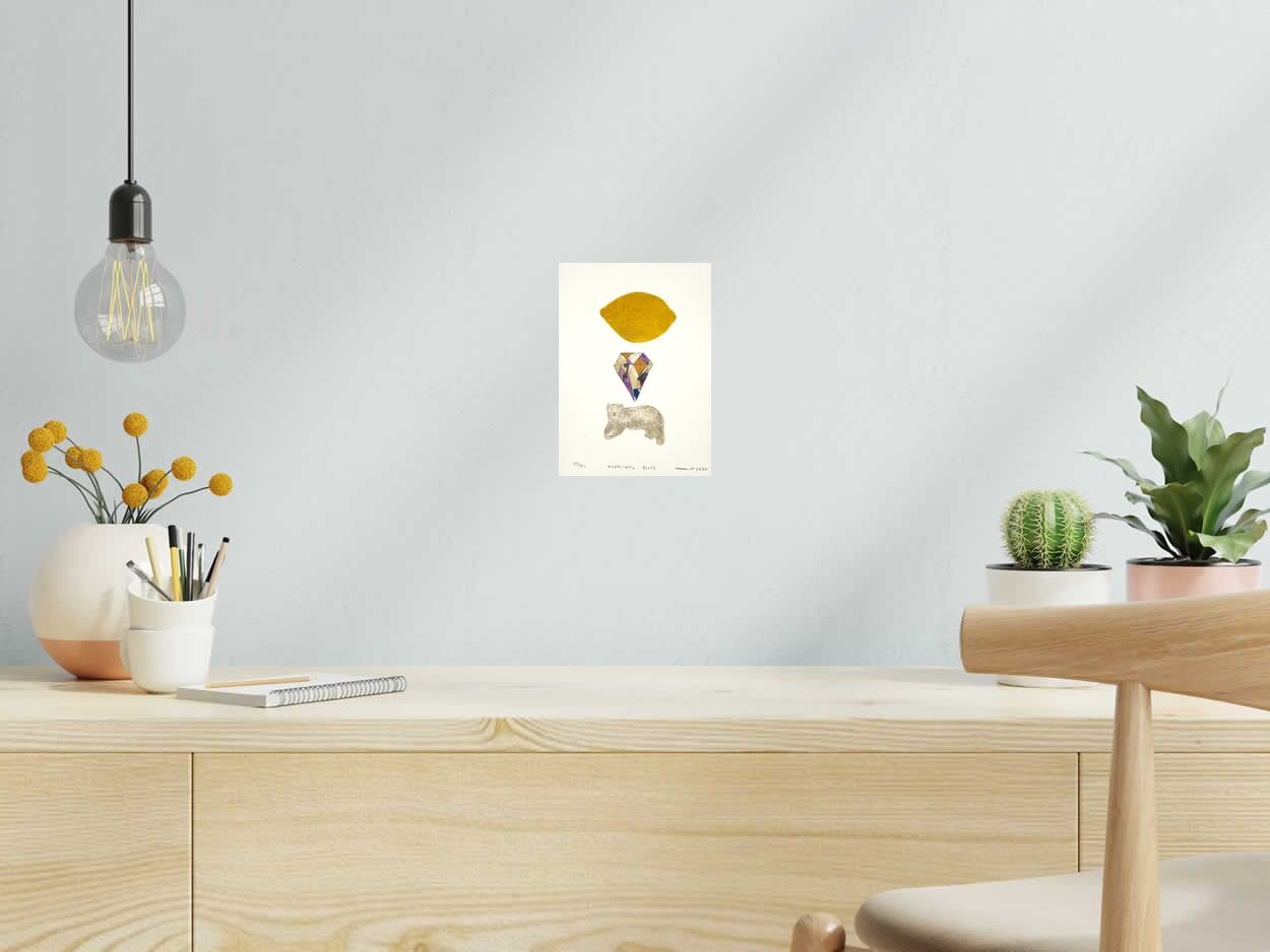 Gravure Especially girls de ATSUKO ISHII dans un intérieur – 15 × 21 cm