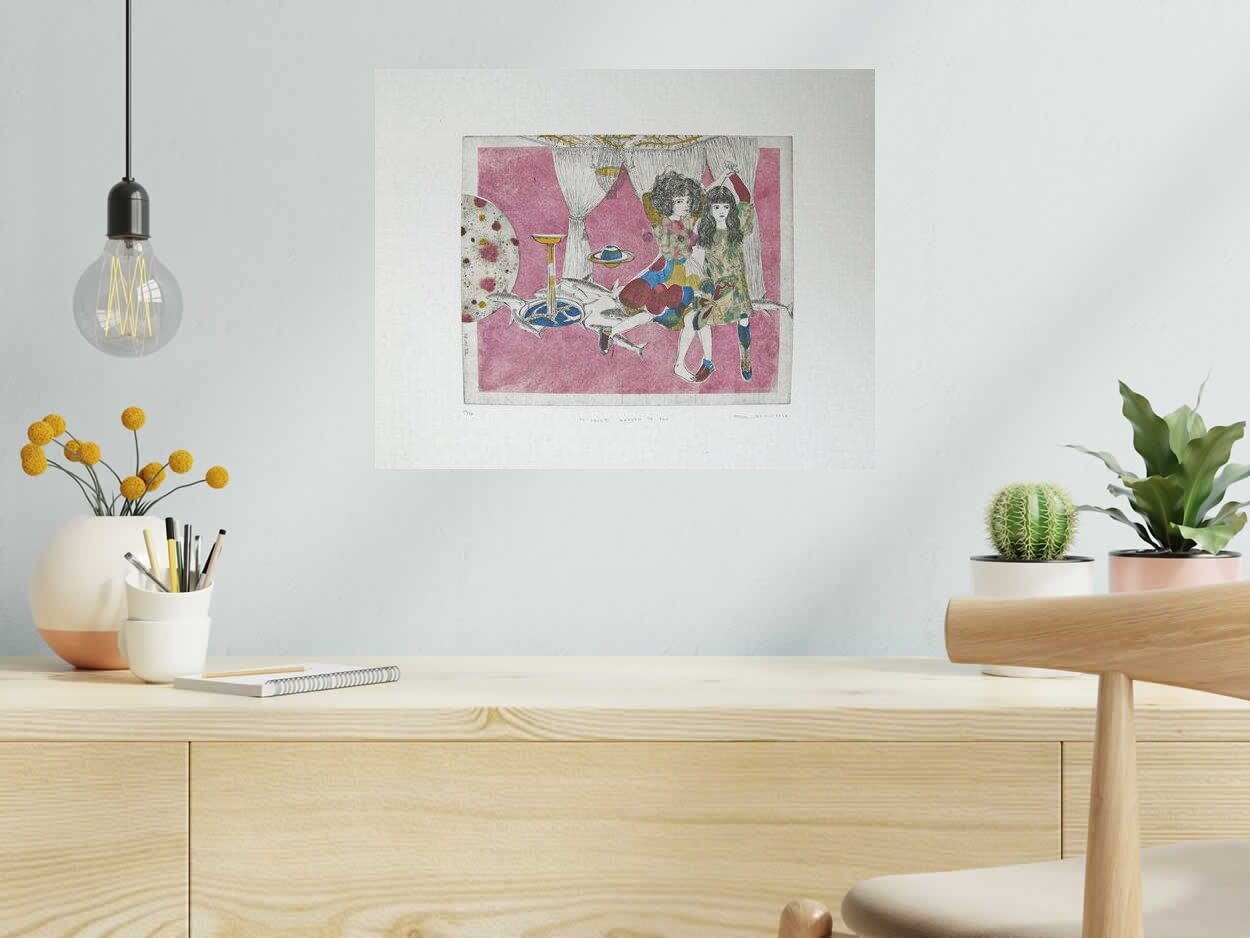 Gravure IT COULD HAPPEN TO YOU de ATSUKO ISHII dans un intérieur – 40 × 50 cm