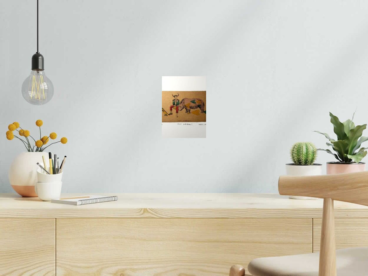 Gravure Vous Préférez ? de ATSUKO ISHII dans un intérieur – 15 × 21 cm